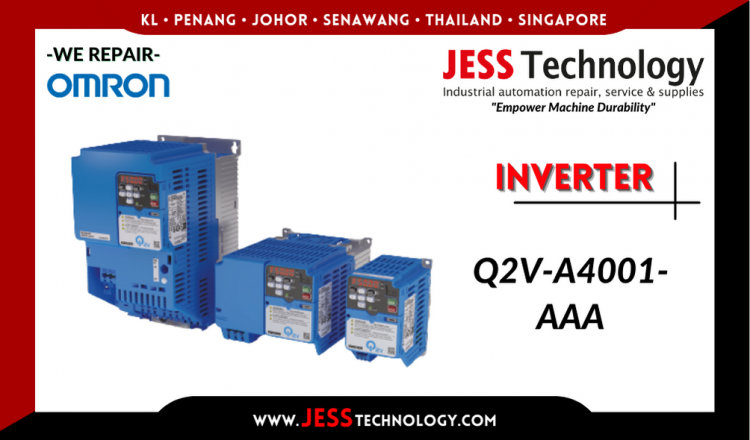 รับซ่อม   OMRON INVERTER Q2V-A4001-AAA    ชลบุรี, ศรีราชา, ระยอง