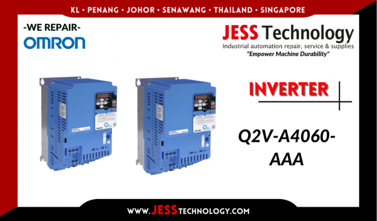 รับซ่อม     OMRON INVERTER Q2V-A4060-AAA   ชลบุรี, ศรีราชา, ระยอง