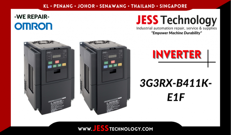 รับซ่อม   OMRON INVERTER 3G3RX-B411K-E1F   ชลบุรี, ศรีราชา, ระยอง