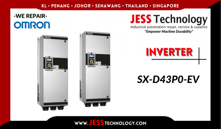 รับซ่อม    OMRON INVERTER SX-D43P0-EV     ชลบุรี, ศรีราชา, ระยอง