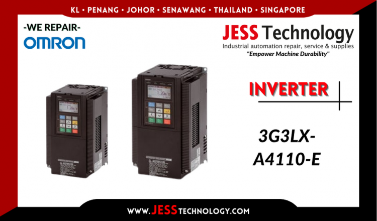 รับซ่อม     OMRON INVERTER 3G3LX-A4110-E   ชลบุรี, ศรีราชา, ระยอง