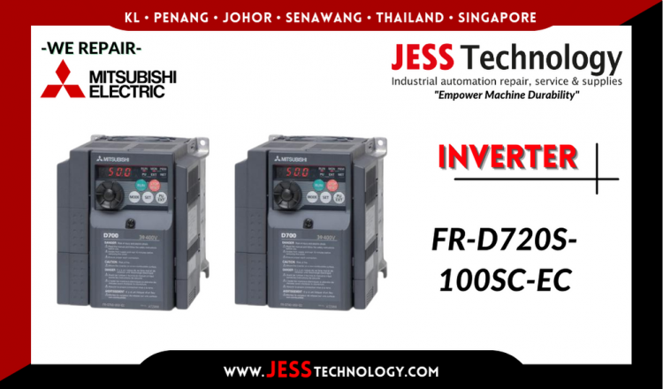 รับซ่อม      MITSUBISHI ELECTRIC INVERTER FR-D720S-100SC-EC  ชลบุรี, ศรีราชา, ระยอง