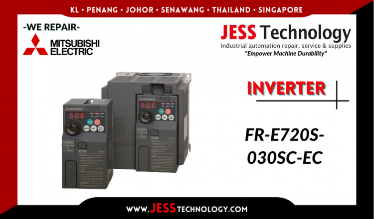 รับซ่อม    MITSUBISHI ELECTRIC INVERTER FR-E720S-030SC-EC   ชลบุรี, ศรีราชา, ระยอง