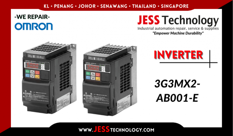 รับซ่อม   OMRON INVERTER 3G3MX2-AB001-E   ชลบุรี, ศรีราชา, ระยอง