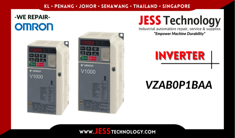 รับซ่อม    OMRON INVERTER VZAB0P1BAA   ชลบุรี, ศรีราชา, ระยอง