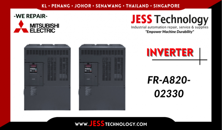 รับซ่อม    MITSUBISHI ELECTRIC INVERTER FR-A820-02330    ชลบุรี, ศรีราชา, ระยอง