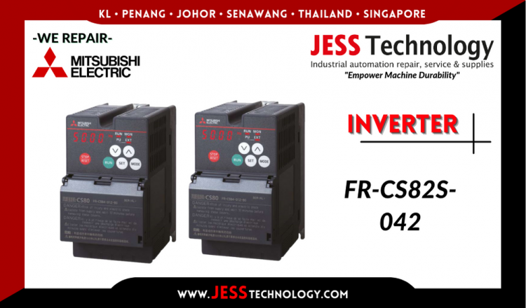 รับซ่อม   MITSUBISHI ELECTRIC INVERTER FR-CS82S-042    ชลบุรี, ศรีราชา, ระยอง