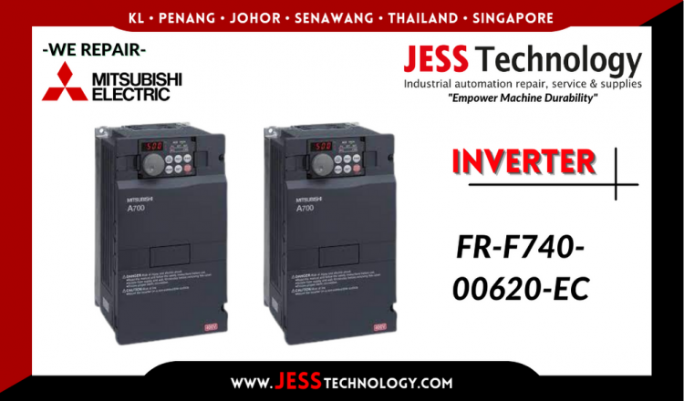 รับซ่อม      MITSUBISHI ELECTRIC INVERTER FR-F740-00620-EC   ชลบุรี, ศรีราชา, ระยอง