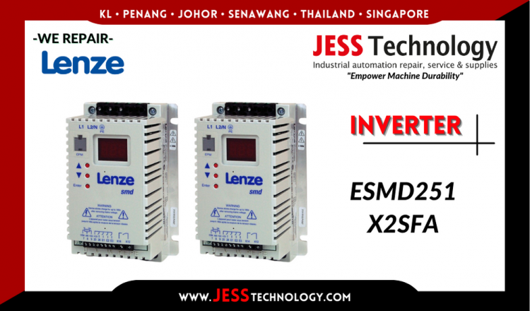 รับซ่อม    LENZE INVERTER ESMD251X2SFA    ชลบุรี, ศรีราชา, ระยอง