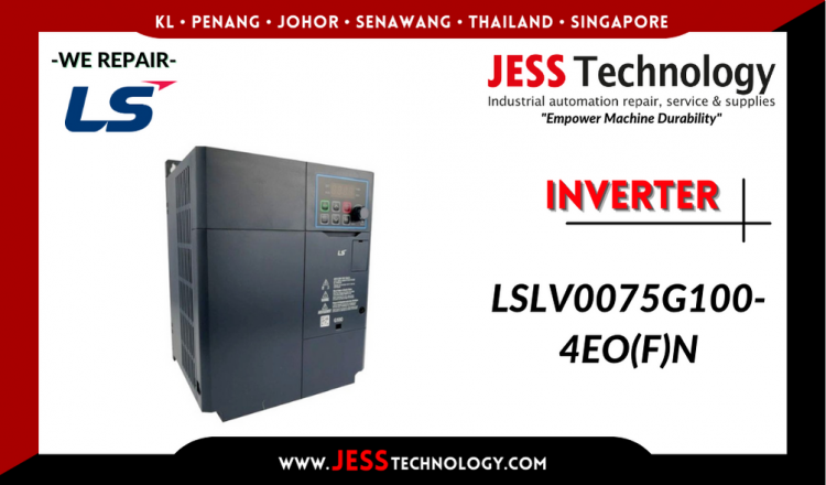 รับซ่อม    LS INVERTER LSLV0075G100-4EO(F)N   ชลบุรี, ศรีราชา, ระยอง