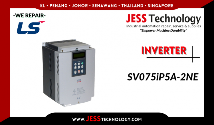 รับซ่อม    LS INVERTER SV075iP5A-2NE   ชลบุรี, ศรีราชา, ระยอง