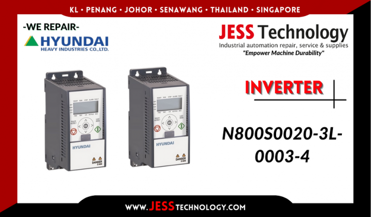 รับซ่อม     HYUNDAI INVERTER N800S0020-3L-0003-4   ชลบุรี, ศรีราชา, ระยอง