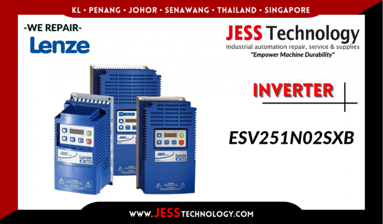 รับซ่อม     LENZE INVERTER ESV251N02SXB   ชลบุรี, ศรีราชา, ระยอง