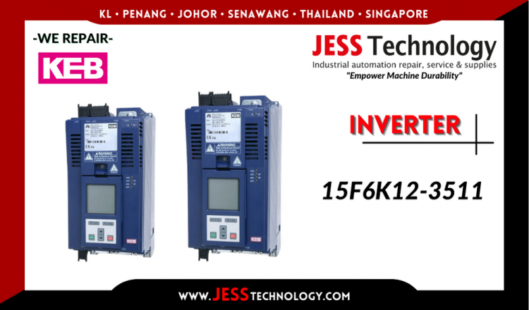 รับซ่อม     KEB INVERTER 15F6K12-3511   ชลบุรี, ศรีราชา, ระยอง