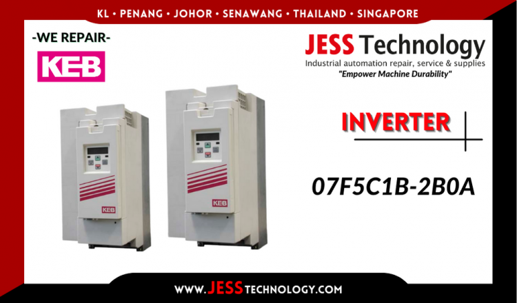 รับซ่อม    KEB INVERTER 07F5C1B-2B0A   ชลบุรี, ศรีราชา, ระยอง