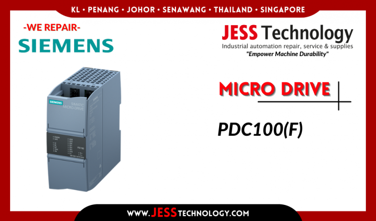 รับซ่อม SIEMENS MICRO DRIVE PDC100(F) ชลบุรี, ศรีราชา, ระยอง