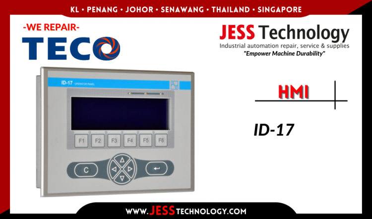 รับซ่อม TECO HMI ID-17 ชลบุรี, ศรีราชา, ระยอง