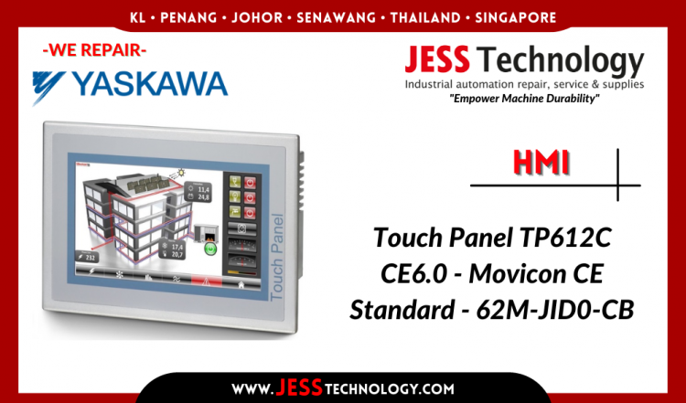 รับซ่อม  YASKAWA HMI Touch Panel TP612C CE6.0 ชลบุรี, ศรีราชา, ระยอง