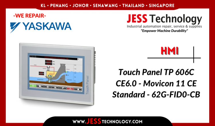 รับซ่อม YASKAWA HMI Touch Panel TP 606C CE6.0 ชลบุรี, ศรีราชา, ระยอง