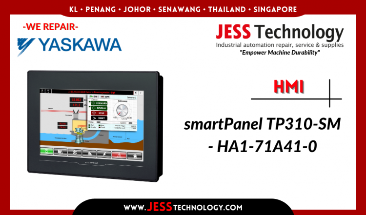 รับซ่อม YASKAWA HMI smartPanel TP310-SM - HA1-71A41-0 ชลบุรี, ศรีราชา, ระยอง