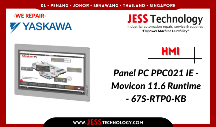 รับซ่อม YASKAWA HMI Panel PC PPC021 IE ชลบุรี, ศรีราชา, ระยอง