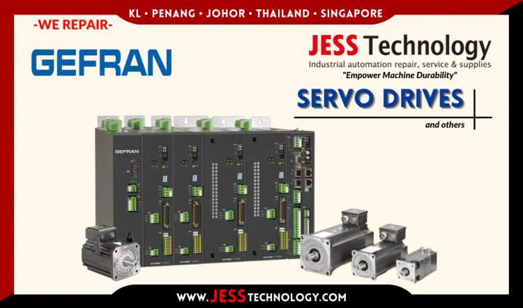 รับซ่อม GEFRAN SERVO DRIVES ชลบุรี, ศรีราชา, ระยอง