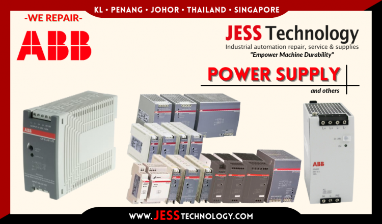 รับซ่อม ABB POWER SUPPLY ชลบุรี, ศรีราชา, ระยอง