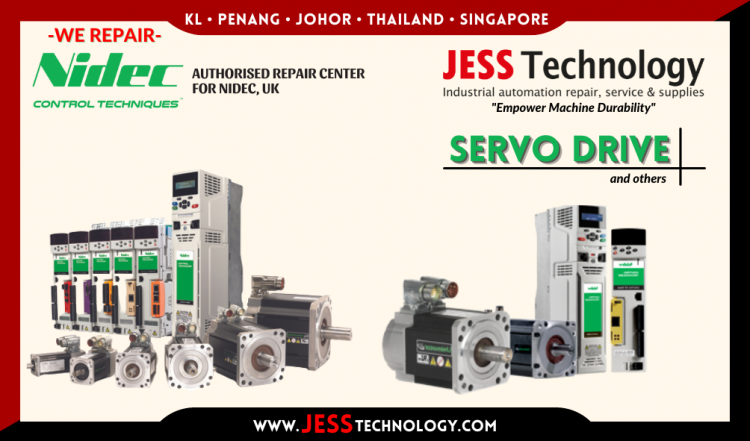 รับซ่อม NIDEC SERVO DRIVE ชลบุรี, ศรีราชา, ระยอง