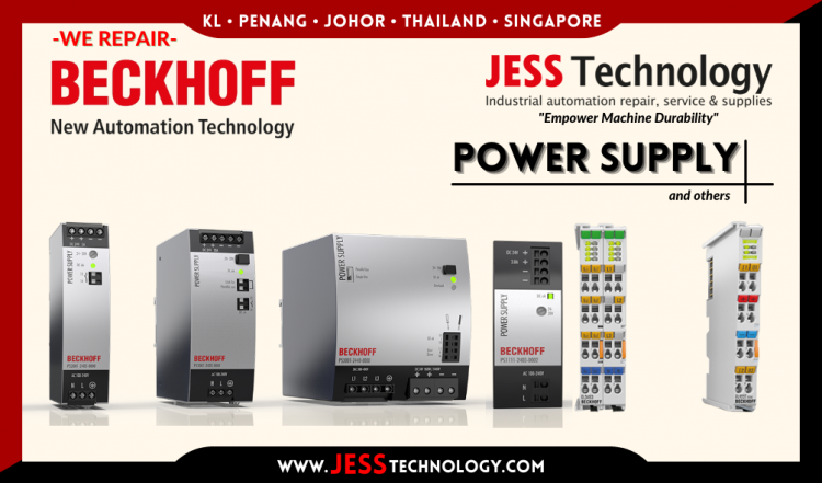 รับซ่อม BECKHOFF POWER SUPPLY ชลบุรี, ศรีราชา, ระยอง