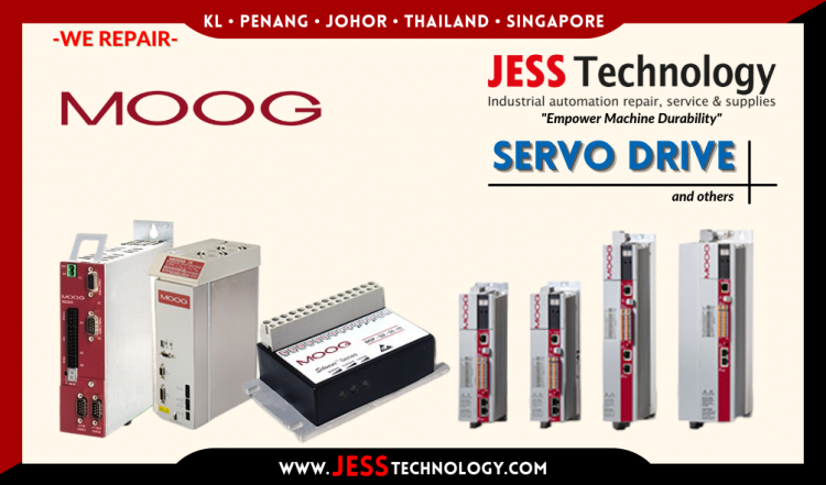 รับซ่อม  MOOG SERVO DRIVE ชลบุรี, ศรีราชา, ระยอง