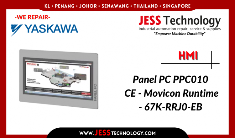 รับซ่อม YASKAWA HMI Panel PC PPC010 CE ชลบุรี, ศรีราชา, ระยอง