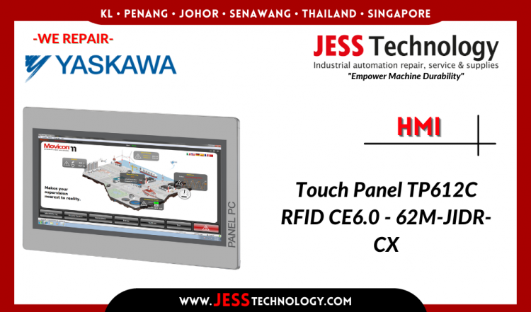 รับซ่อม YASKAWA HMI Touch Panel TP612C RFID CE6.0 ชลบุรี, ศรีราชา, ระยอง