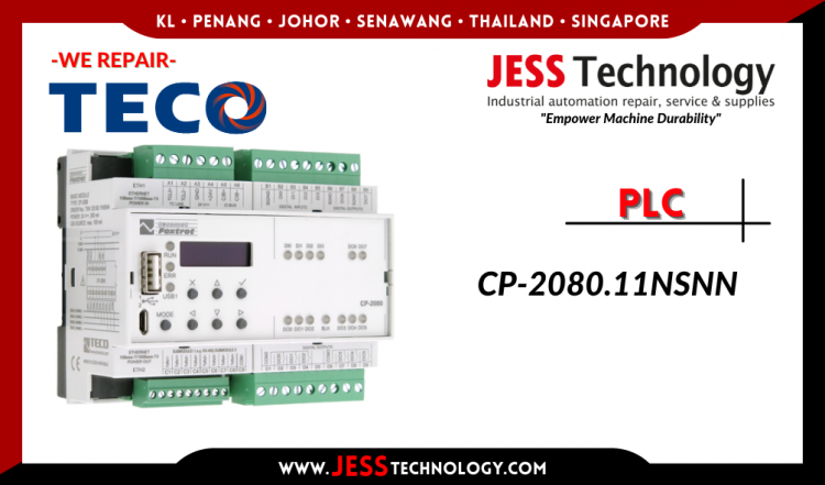 รับซ่อม TECO PLC CP-2080.11NSNN  ชลบุรี, ศรีราชา, ระยอง