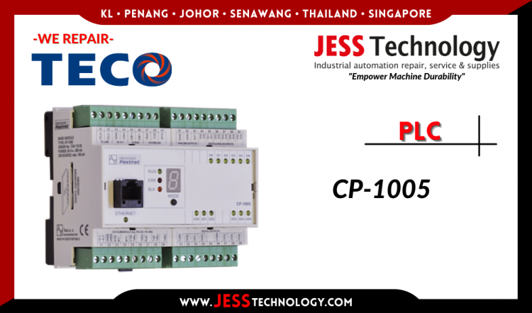 รับซ่อม TECO PLC CP-1005 ชลบุรี, ศรีราชา, ระยอง