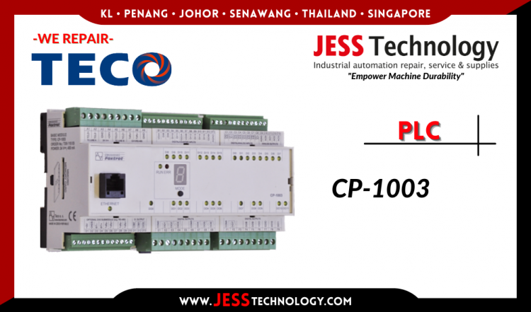 รับซ่อม TECO PLC CP-1003 ชลบุรี, ศรีราชา, ระยอง