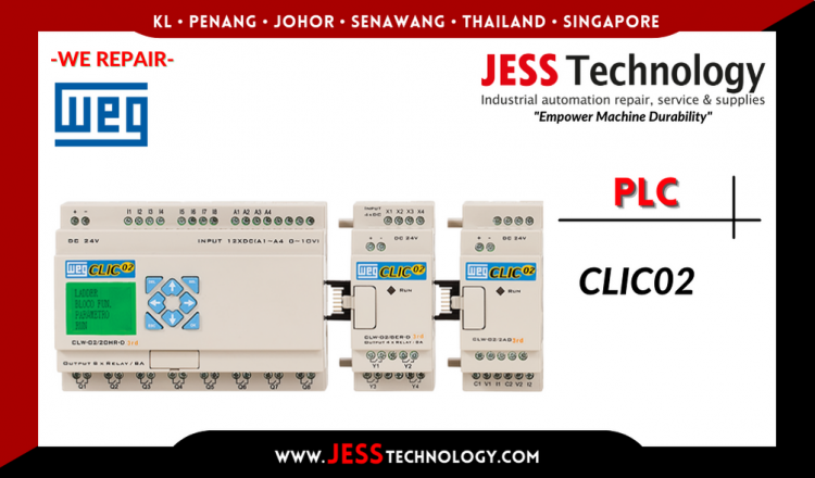 รับซ่อม WEG PLC CLIC02 ชลบุรี, ศรีราชา, ระยอง