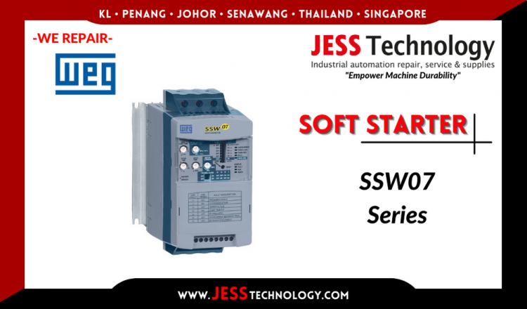 รับซ่อม WEG SOFT STARTER SSW07 Series ชลบุรี, ศรีราชา, ระยอง