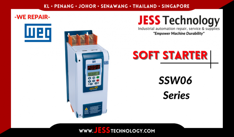 รับซ่อม WEG SOFT STARTER SSW06 Series ชลบุรี, ศรีราชา, ระยอง