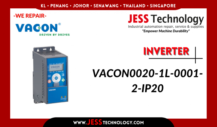 รับซ่อม INVERTER VACON0020-1L-0001-2-IP20 ชลบุรี, ศรีราชา, ระยอง