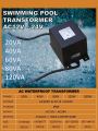 40VA AC12V UNDERWATER TRANSFORMER