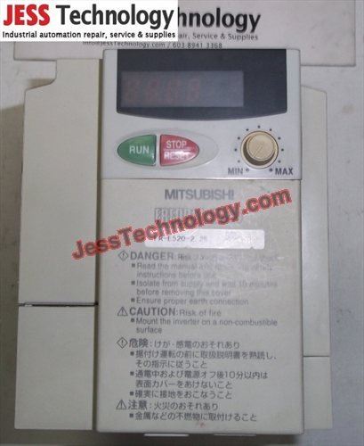 JESS - Repair Mitsubishi Freqrol E500 FR-E520-2.2K in Malaysia, Singapore, Indonesia, Thailand.