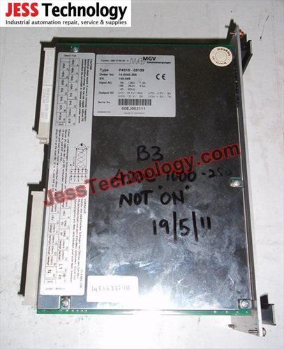 JESS - Repair P4310-05159 MGV Stromversorgungen controller in Malaysia, Singapore, Indonesia, Thaila