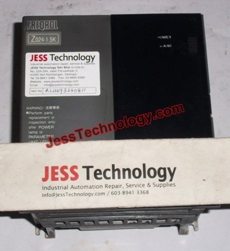 JESS - Repair FR-Z024-1.5K Mitsubishi FR-Z024 Inverter Indonesia, Thailand, Malaysia and Singapore