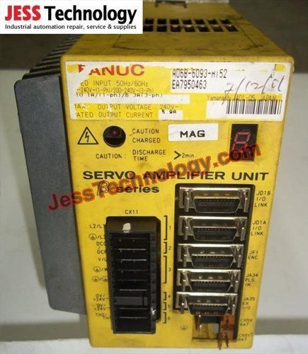 JESS - Repair A06B-6093-H152 FANUC SERVO AMPLIFIER UNIT B SERIES in Selangor, KL, Penang, Johor, Mel