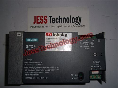 6EP1436-1SH01 - JESS Repair SIEMENS SITOP POWER 20 in Malaysia, Singapore, Indonesia, Thailand