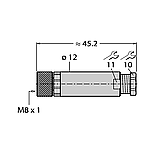 Turck B5133-0 Field-Wireable Connector-1