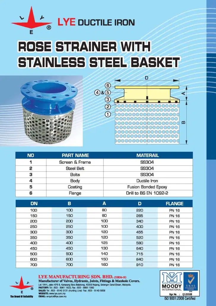 Rose Strainer Rose Strainer Supplier From Malaysia By Wengsong Corporation Sdn Bhd